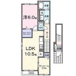 セシルの物件間取画像